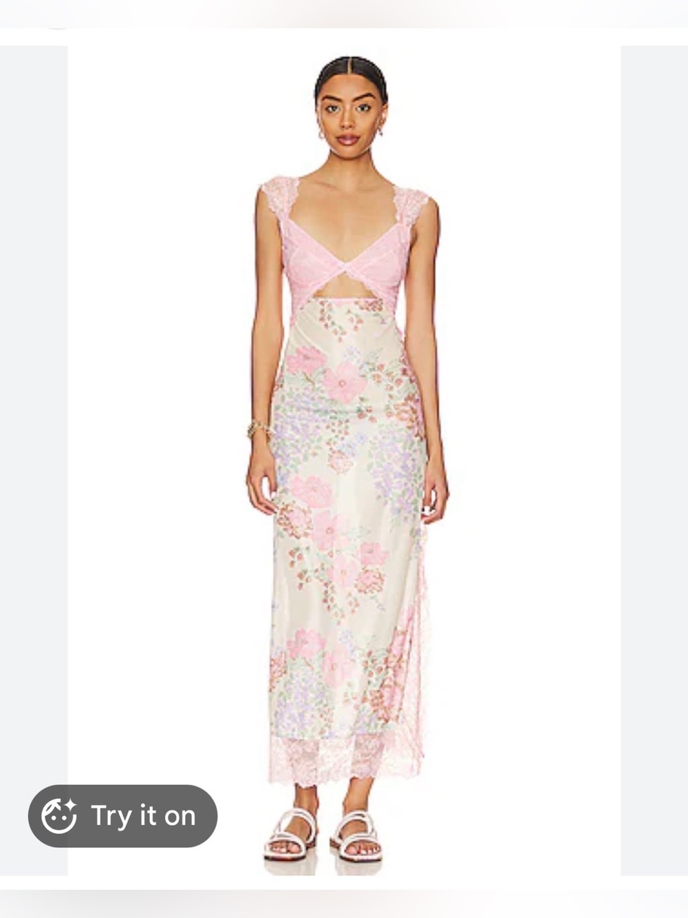 Free People Suddenly Fine slip maxi dress